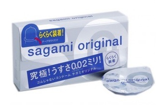 Ультратонкие презервативы Sagami Original QUICK - 6 шт. - Sagami - купить с доставкой в Новочебоксарске