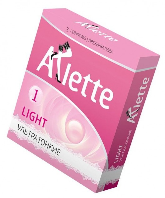 Ультратонкие презервативы Arlette Light - 3 шт. - Arlette - купить с доставкой в Новочебоксарске