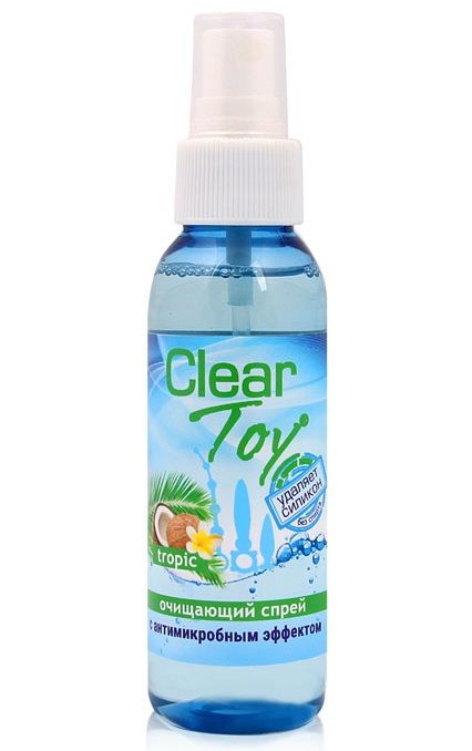 Очищающий спрей для игрушек CLEAR TOY Tropic - 100 мл. - Биоритм - купить с доставкой в Новочебоксарске