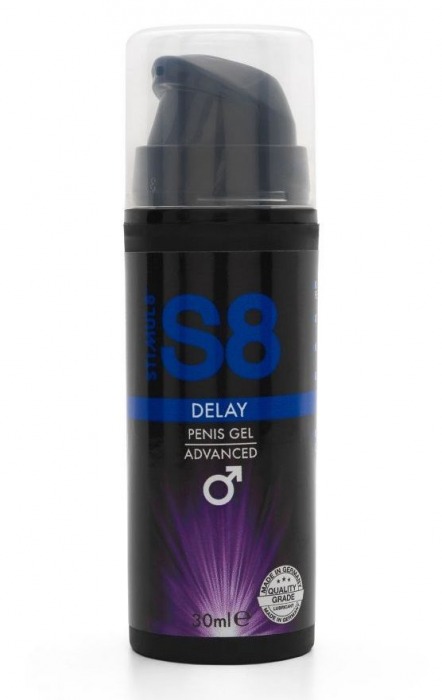 Пролонгирующий гель для мужчин S8 Delay Gel - 30 мл. - Stimul8 - купить с доставкой в Новочебоксарске