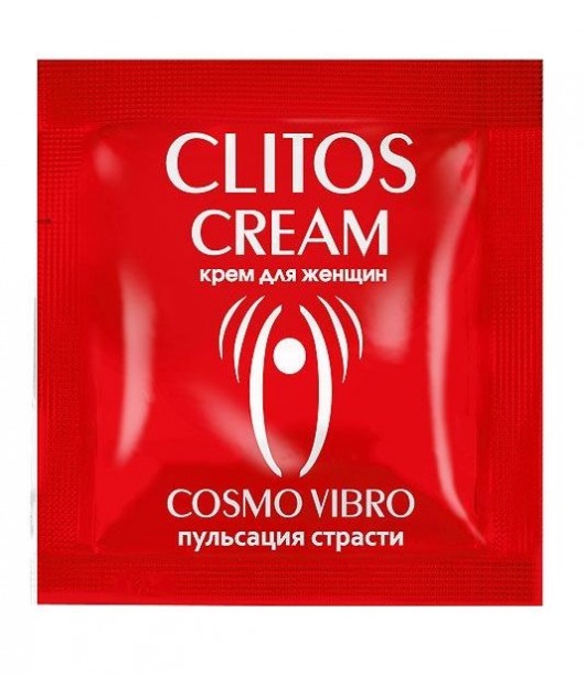 Пробник возбуждающего крема для женщин Clitos Cream - 1,5 гр. - Биоритм - купить с доставкой в Новочебоксарске
