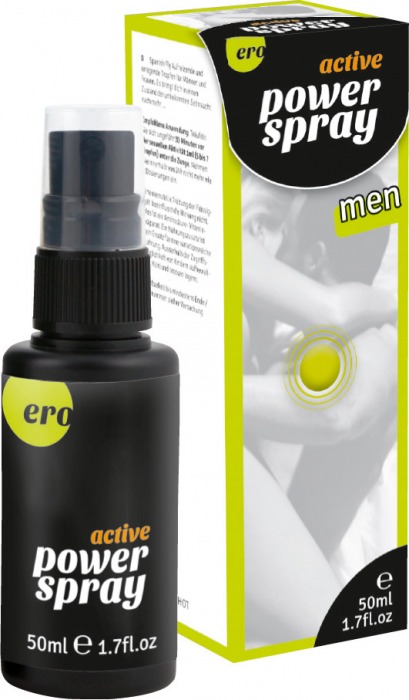 Стимулирующий спрей для мужчин Active Power Spray - 50 мл. - Ero - купить с доставкой в Новочебоксарске