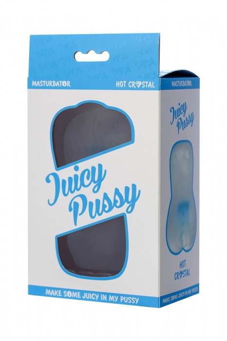 Прозрачный реалистичный мастурбатор Juicy Pussy Hot Crystal - ToyFa - в Новочебоксарске купить с доставкой