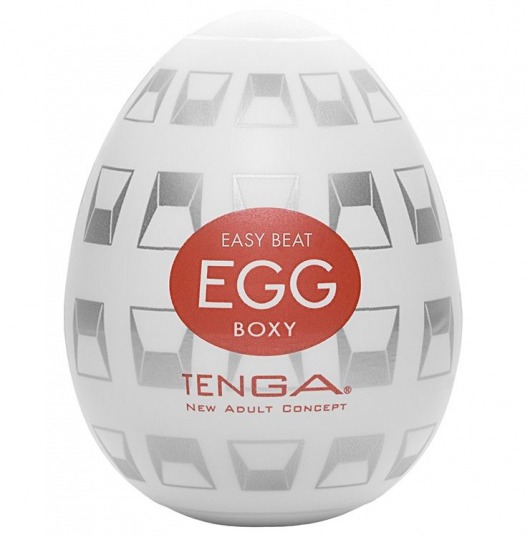 Мастурбатор-яйцо EGG Boxy - Tenga - в Новочебоксарске купить с доставкой