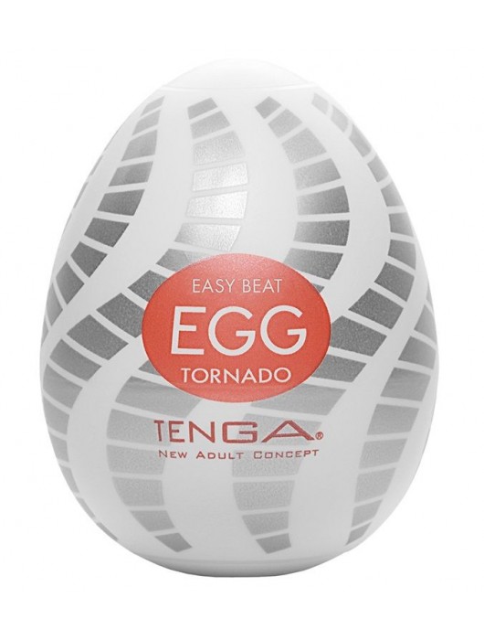 Мастурбатор-яйцо EGG Tornado - Tenga - в Новочебоксарске купить с доставкой