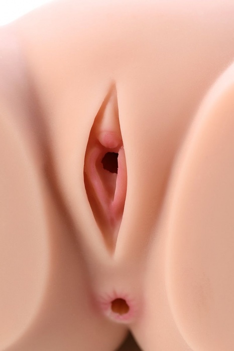 Мастурбатор-полуторс Cherry с вибрацией и двумя любовными тоннелями - KOKOS - в Новочебоксарске купить с доставкой