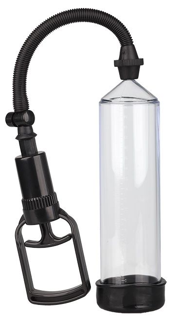 Прозрачная вакуумная помпа TRIGGER HANDLE PENIS PUMP - Dream Toys - в Новочебоксарске купить с доставкой