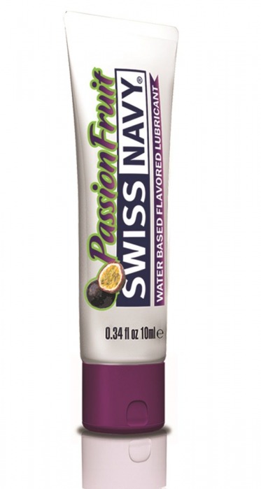 Лубрикант Swiss Navy Passion Fruit Lube с ароматом маракуйи - 10 мл. - Swiss navy - купить с доставкой в Новочебоксарске