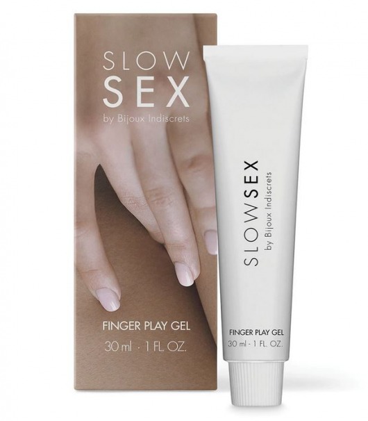 Гель для мастурбации с ароматом кокоса Slow Sex Finger Play Gel - 30 мл. - Bijoux Indiscrets - купить с доставкой в Новочебоксарске