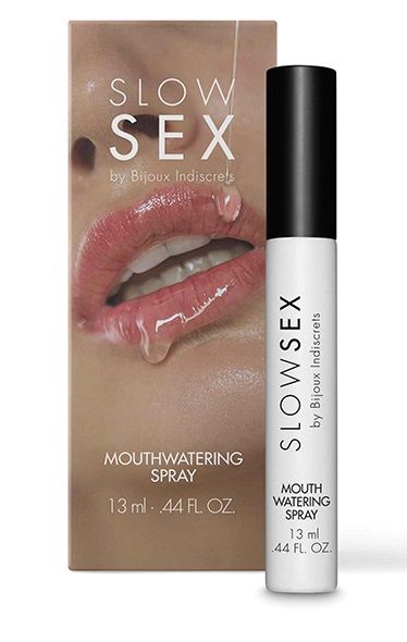 Спрей для усиления слюноотделения Slow Sex Mouthwatering Spray - 13 мл. - Bijoux Indiscrets - купить с доставкой в Новочебоксарске
