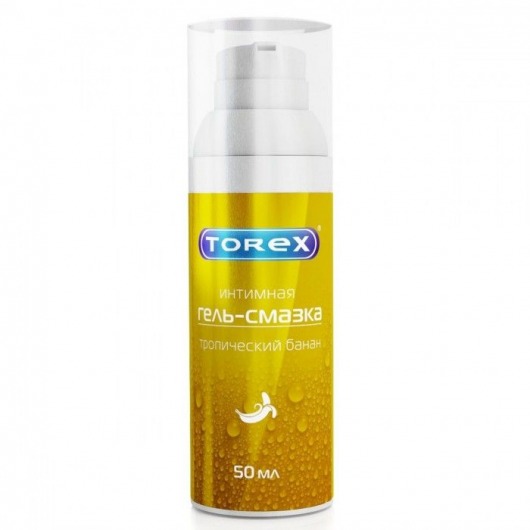Гель-смазка на водной основе Torex  Тропический банан  - 50 мл. - Torex - купить с доставкой в Новочебоксарске