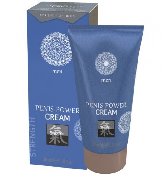 Возбуждающий крем для мужчин Penis Power Cream - 30 мл. - Shiatsu - купить с доставкой в Новочебоксарске