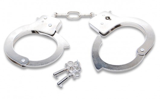 Наручники с ключами Official Handcuffs - Pipedream - купить с доставкой в Новочебоксарске