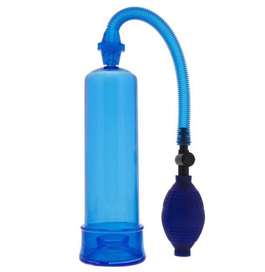 Синяя вакуумная помпа MENZSTUFF PENIS ENLARGER - Dream Toys - в Новочебоксарске купить с доставкой