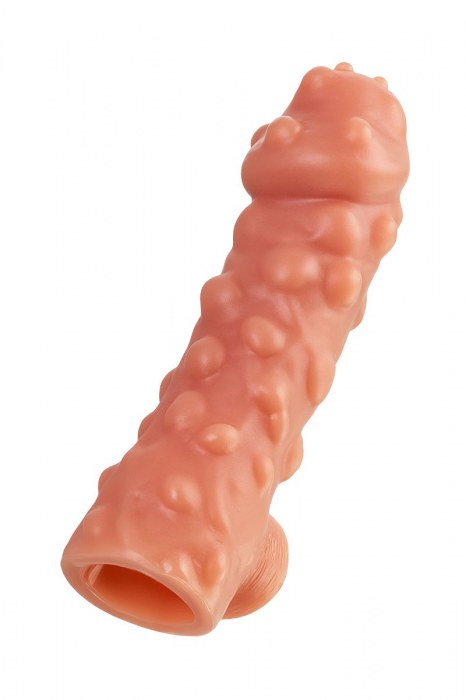 Насадка на фаллос с крупными бугорками EXTREME SLEEVE - 15,6 см. - KOKOS - в Новочебоксарске купить с доставкой