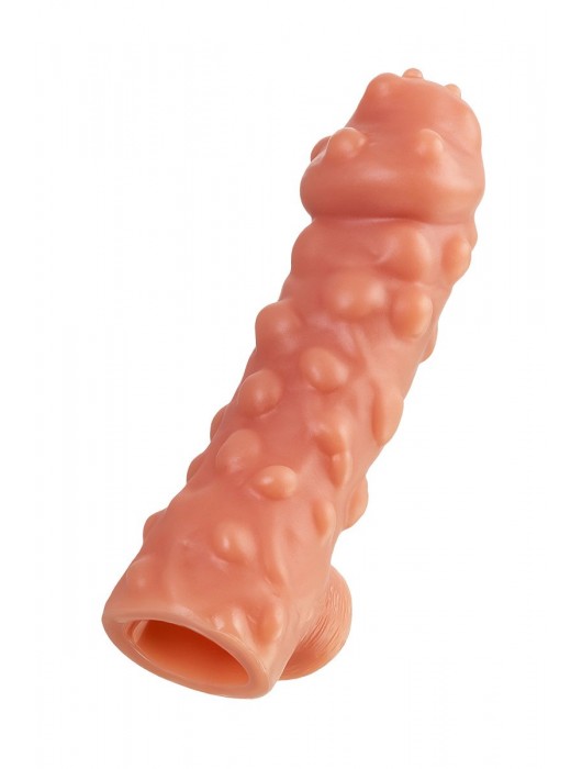 Насадка на фаллос с крупными бугорками EXTREME SLEEVE - 17,6 см. - KOKOS - в Новочебоксарске купить с доставкой