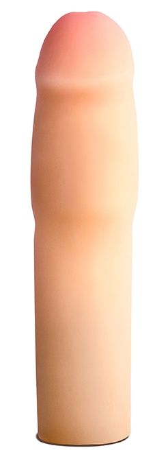 Телесная насадка-удлинитель на пенис PERFORMANCE 1.5INCH COCK XTENDER - 16 см. - Blush Novelties - в Новочебоксарске купить с доставкой