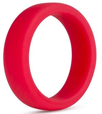 Красное эрекционное кольцо Silicone Go Pro Cock Ring - Blush Novelties - в Новочебоксарске купить с доставкой