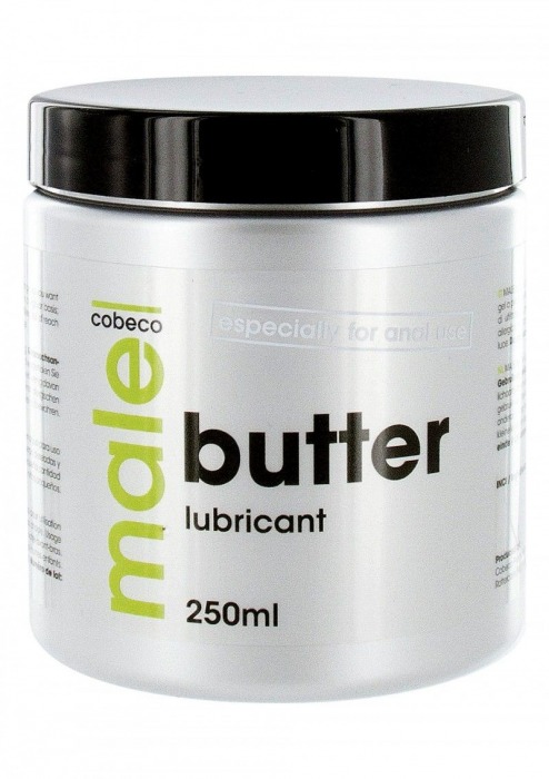 Анальный лубрикант MALE Cobeco Butter Lubricant - 250 мл. - Cobeco - купить с доставкой в Новочебоксарске
