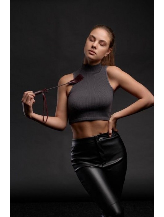 Бордовый стек Ladys Arsenal - 24 см. - БДСМ Арсенал - купить с доставкой в Новочебоксарске