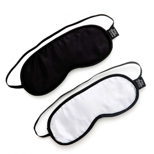 Набор из двух масок на глаза Soft Blindfold Twin Pack - Fifty Shades of Grey - купить с доставкой в Новочебоксарске