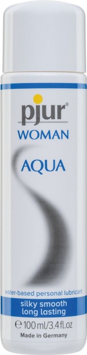 Лубрикант на водной основе pjur WOMAN Aqua - 100 мл. - Pjur - купить с доставкой в Новочебоксарске
