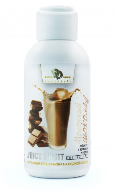 Интимный гель-смазка JUICY FRUIT с ароматом молочного шоколада - 100 мл. - БиоМед - купить с доставкой в Новочебоксарске