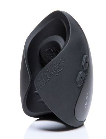 Черный инновационный мужской вибратор PULSE SOLO ESSENTIAL - Hot Octopuss - в Новочебоксарске купить с доставкой