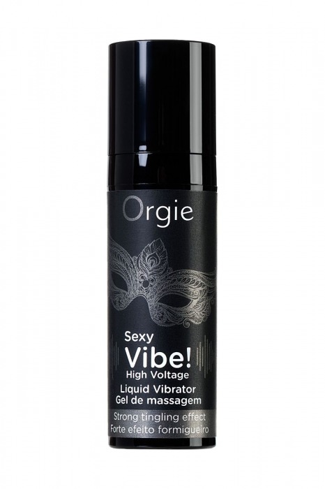 Гель для массажа ORGIE Sexy Vibe High Voltage с эффектом вибрации - 15 мл. - ORGIE - купить с доставкой в Новочебоксарске