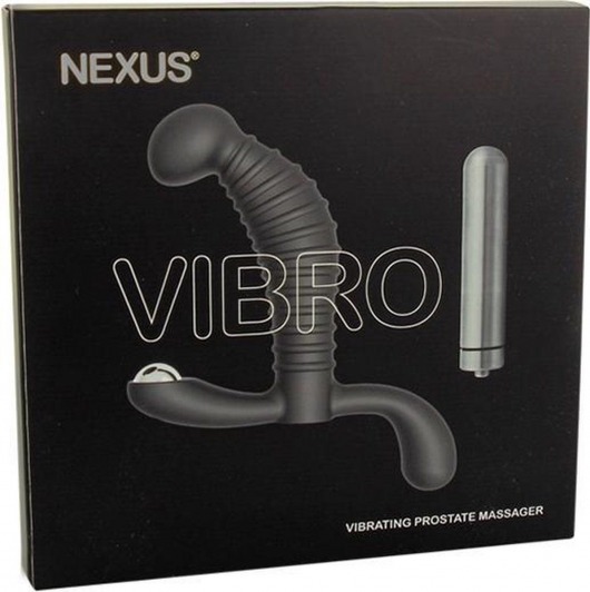 Стимулятор простаты Nexus Vibro Black - 10,2 см. - Nexus Range - в Новочебоксарске купить с доставкой