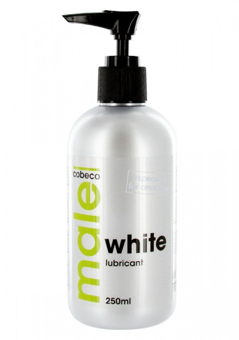 Анальная смазка на водной основе MALE Cobeco White Lubricant - 250 мл. - Cobeco - купить с доставкой в Новочебоксарске