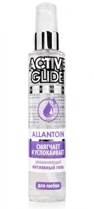 Увлажняющий интимный гель Active Glide Allantoin - 100 гр. - Биоритм - купить с доставкой в Новочебоксарске