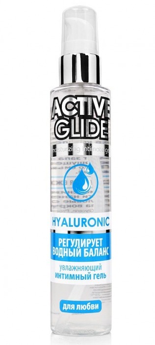 Увлажняющий интимный гель Active Glide Hyaluronic - 100 гр. - Биоритм - купить с доставкой в Новочебоксарске