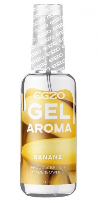 Интимный лубрикант EGZO AROMA с ароматом банана - 50 мл. - EGZO - купить с доставкой в Новочебоксарске
