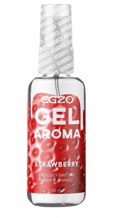 Интимный лубрикант EGZO AROMA с ароматом клубники - 50 мл. - EGZO - купить с доставкой в Новочебоксарске