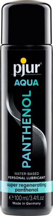 Лубрикант на водной основе с пантенолом pjur AQUA Panthenol - 100 мл. - Pjur - купить с доставкой в Новочебоксарске