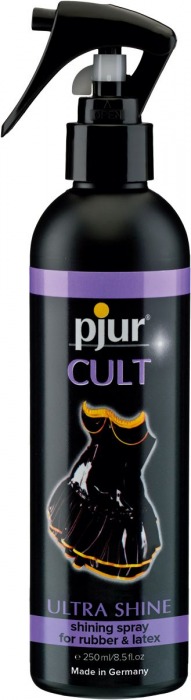Спрей для ухода за одеждой из латекса pjur CULT Ultra Shine - 250 мл. - Pjur - купить с доставкой в Новочебоксарске
