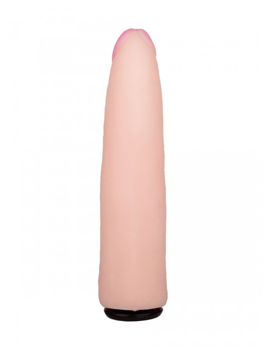 Пояс-трусики с насадкой Glamour - 17 см. - LOVETOY (А-Полимер) - купить с доставкой в Новочебоксарске