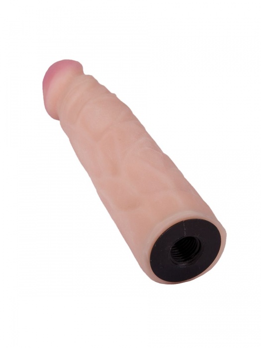 Пояс-трусики с насадкой Soft-Prince - 18,5 см. - LOVETOY (А-Полимер) - купить с доставкой в Новочебоксарске