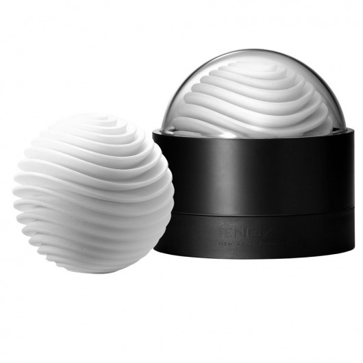 Белый мастурбатор Tenga Geo Aqua - Tenga - в Новочебоксарске купить с доставкой