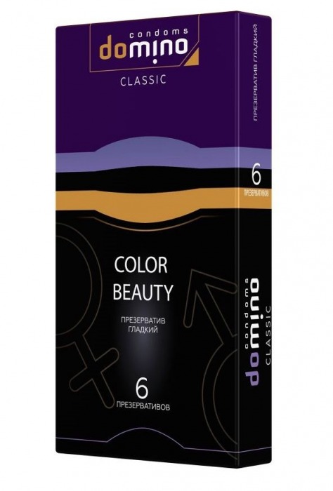 Разноцветные презервативы DOMINO Colour Beauty - 6 шт. - Domino - купить с доставкой в Новочебоксарске