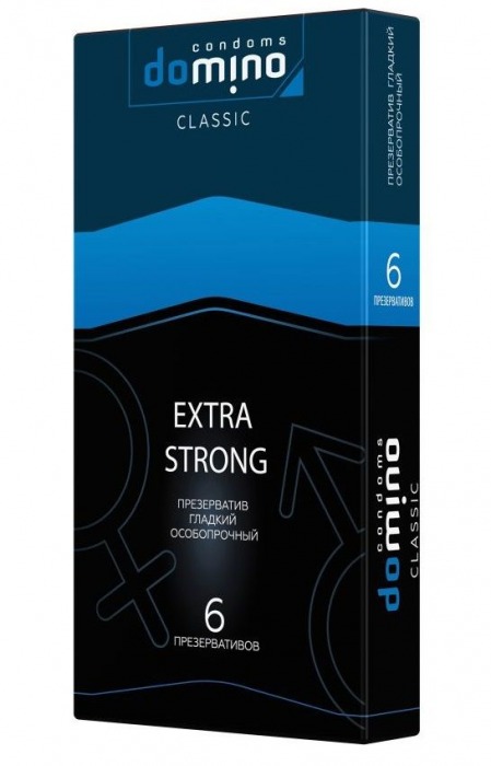 Суперпрочные презервативы DOMINO Extra Strong - 6 шт. - Domino - купить с доставкой в Новочебоксарске