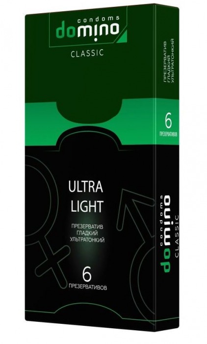Супертонкие презервативы DOMINO Ultra Light - 6 шт. - Domino - купить с доставкой в Новочебоксарске