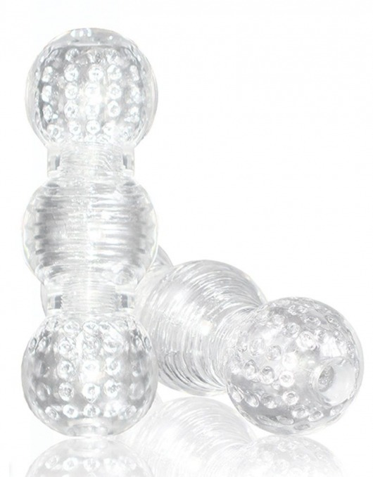 Прозрачный фигурный мастурбатор Master Stroker - Blush Novelties - в Новочебоксарске купить с доставкой