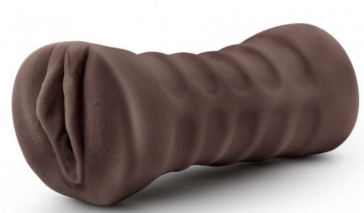 Коричневый мастурбатор-вагина Hot Chocolate Brianna - Blush Novelties - в Новочебоксарске купить с доставкой