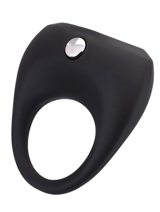 Черное эрекционное виброкольцо Erotist Cosm - Erotist Adult Toys - в Новочебоксарске купить с доставкой