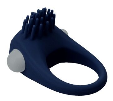 Синее эрекционное виброкольцо STIMU RING - Dream Toys - в Новочебоксарске купить с доставкой