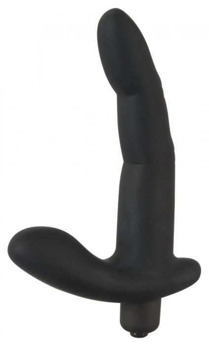 Черный вибромассажер простаты Naughty Finger Prostate Vibe - 13,8 см. - Orion - в Новочебоксарске купить с доставкой