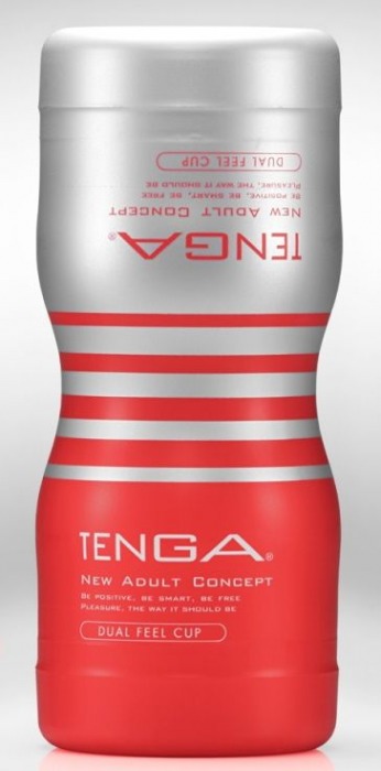 Мастурбатор TENGA Dual Sensation Cup - Tenga - в Новочебоксарске купить с доставкой