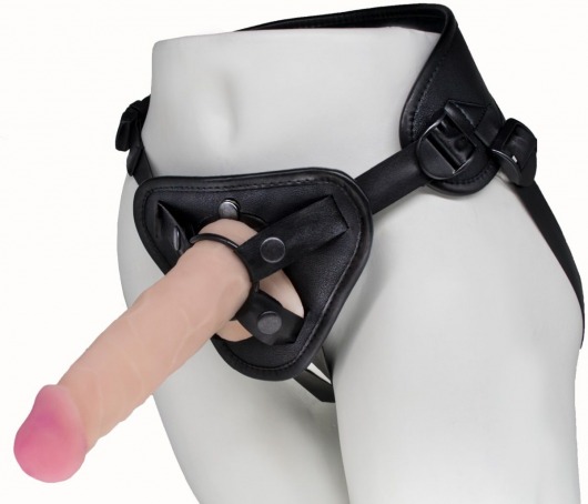 Пояс харнесс BEST UNI strap с 2 сменными насадками - 18,5 и 16 см. - LOVETOY (А-Полимер) - купить с доставкой в Новочебоксарске